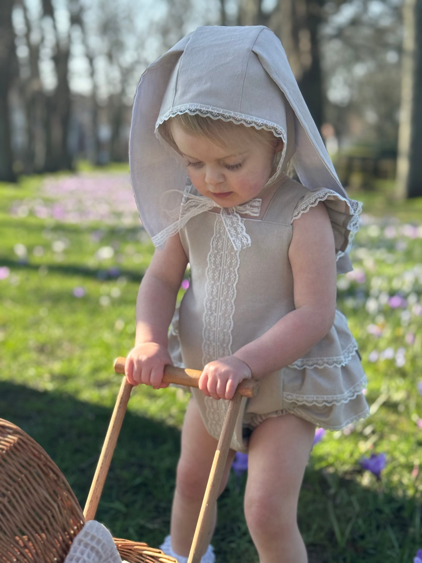 Effie Linen Bunny Set