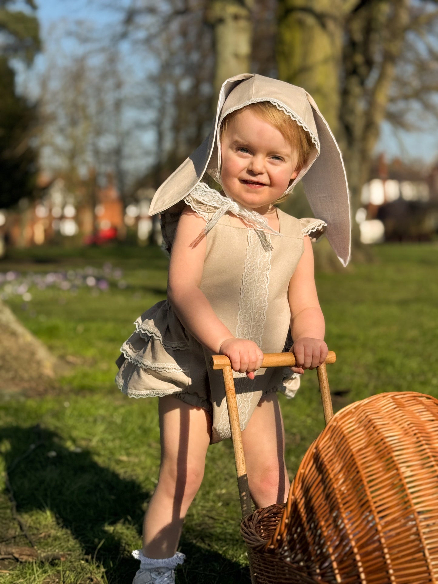 Effie Linen Bunny Set